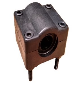 Pillow Block em Nylon com Rolamento Desmo...